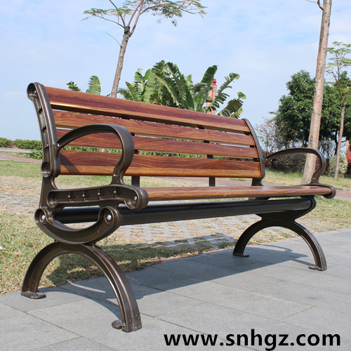 炭纤维铸铝公园椅