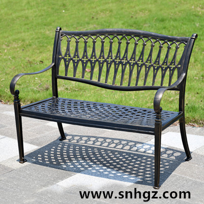 2018新款铸铝户外公园椅